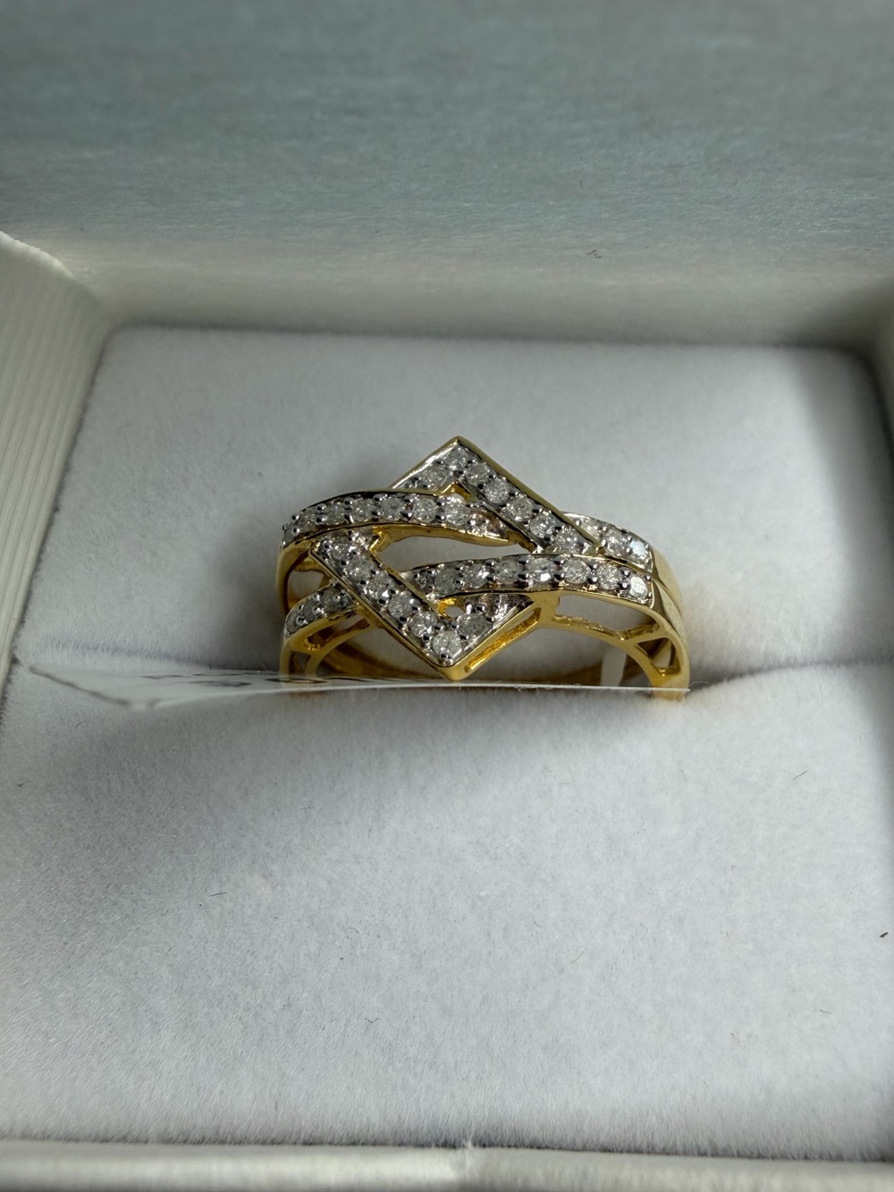 Natural Diamond Ring • Size 7